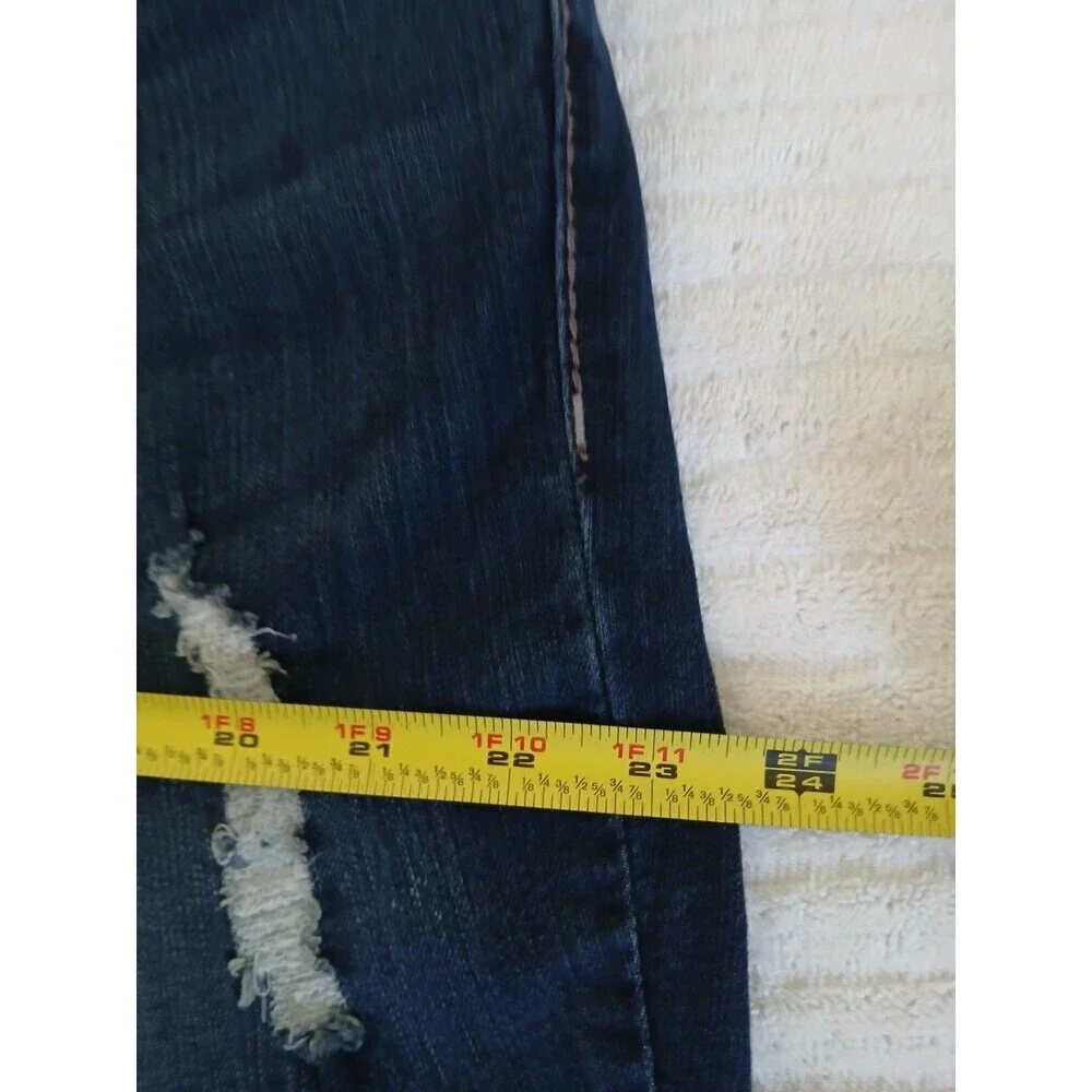Womens Lane Bryant Slim Boot Stretch Jeans Size 18 Blue Western Rodeo